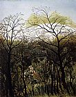 Henri Rousseau Canvas Paintings - Rendezvous in the Forest